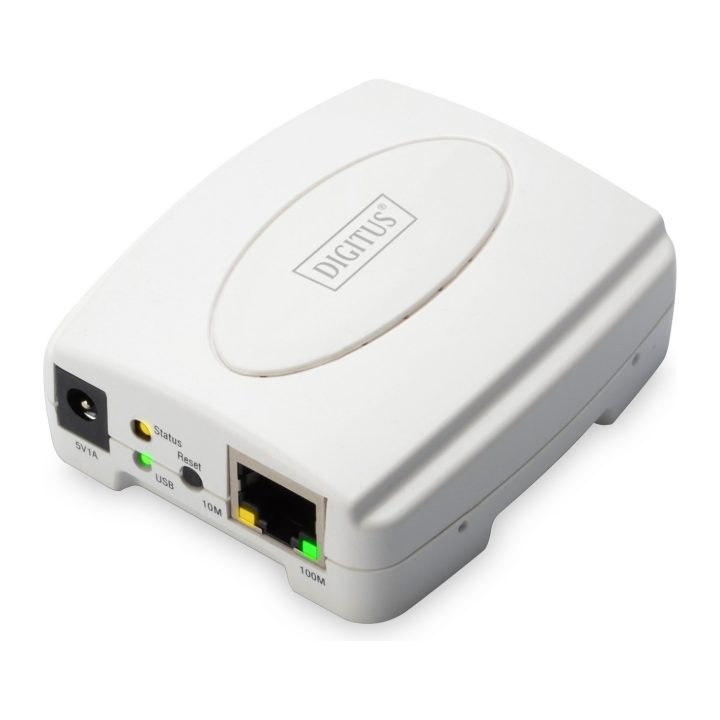 Digitus DN-13003-2 LAN Ethernet Print Server White