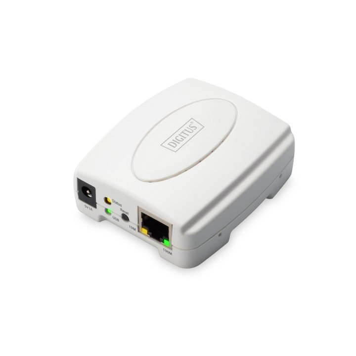 Servidor de impressão LAN Ethernet Digitus DN-13003-2 Branco