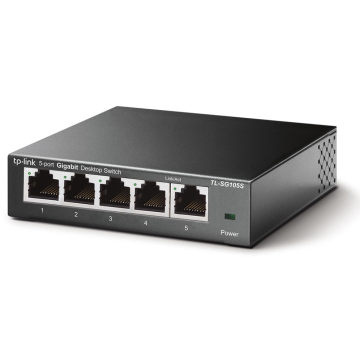 TP-Link TL-SG105S Não gerido Gigabit Ethernet (10/100/1000) Preto
