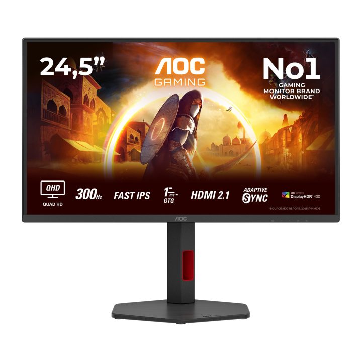 AOC G4 Q25G4SR ecrã para PC 24,5" 2560 x 1440 Pixéis Quad HD LED…