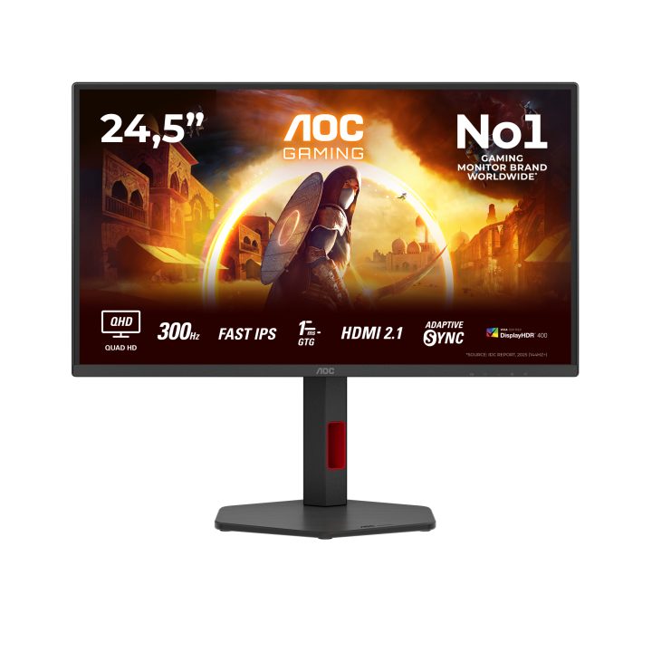 AOC G4 Q25G4SR ecrã para PC 24,5" 2560 x 1440 Pixéis Quad HD LED…