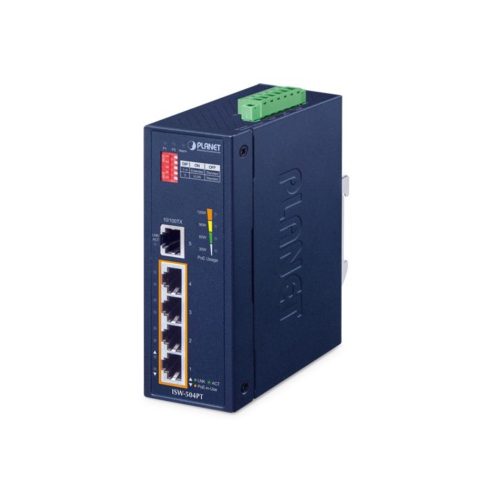PLANET ISW-504PT switch No administrado L2 Fast Ethernet (10/100)…