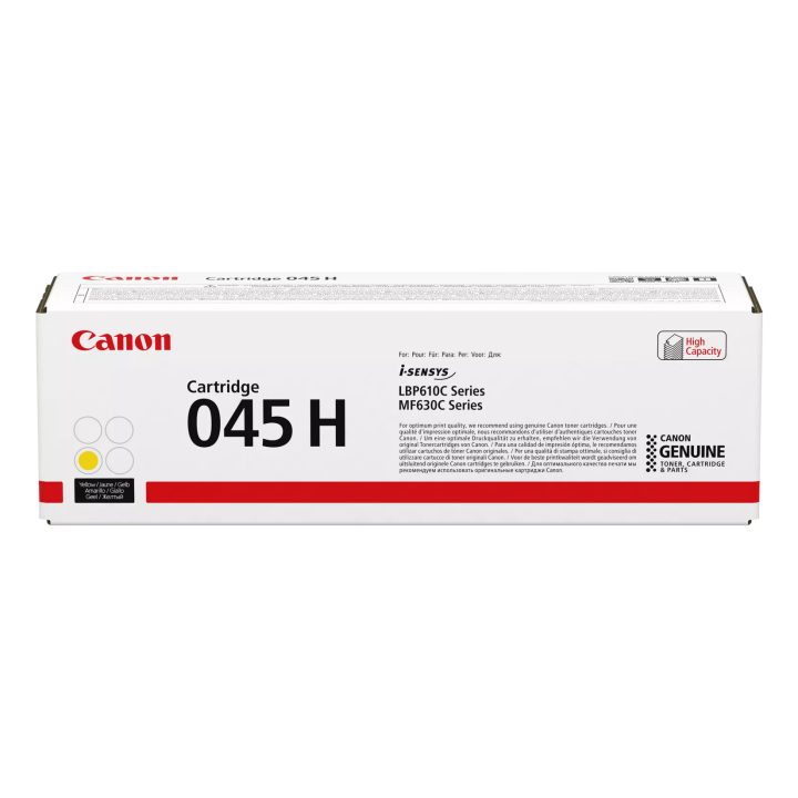 Canon 045 H cartucho de toner 1 unidade(s) Original Amarelo