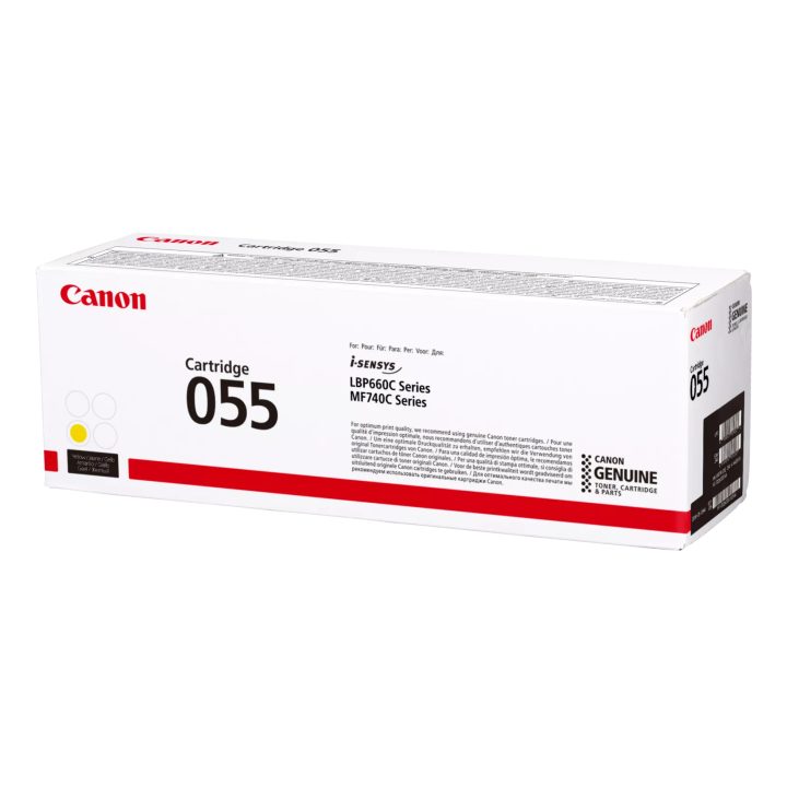 Canon 055 cartucho de toner 1 peça(s) Original Amarelo