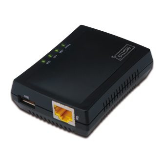 Servidor de rede multifunções DIGITUS com 1 porta USB 2.0 (DN-13020)
