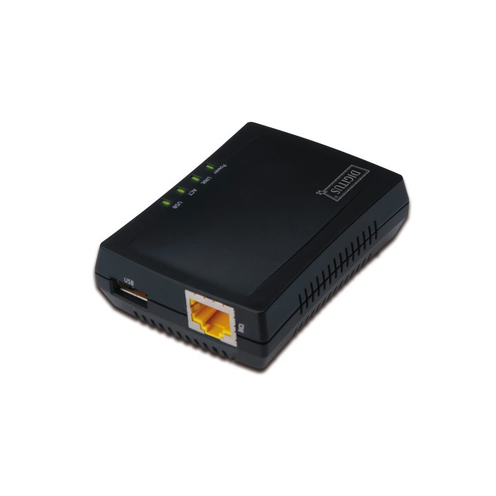 Servidor de rede multifunções DIGITUS com 1 porta USB 2.0 (DN-13020)