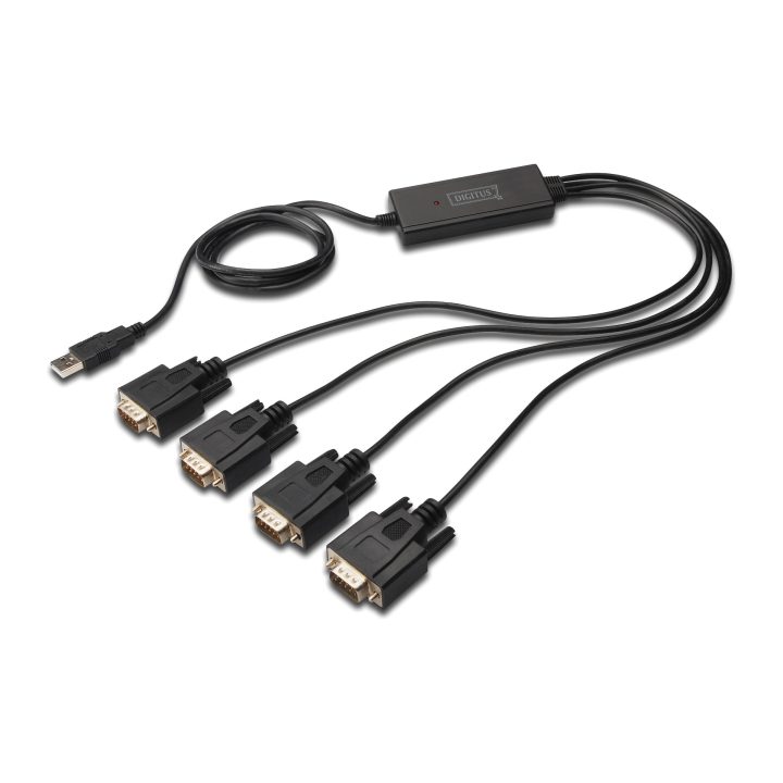 Digitus DA-70159 Serial Cable Black 1.5 m USB Type A DB-9