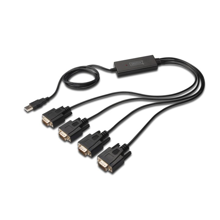 Cabo série Digitus DA-70159 preto 1,5 m USB tipo A DB-9