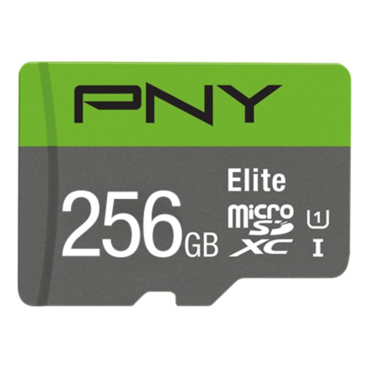 PNY Elite 256GB Class 10 UHS-I U1 Micro Secure Digital Micro SDXC…