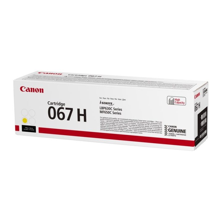 Canon 067H Toner Cartridge 1 piece(s) Original Yellow