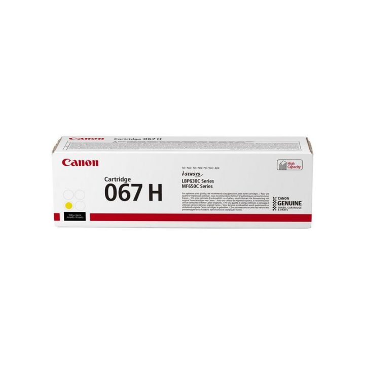 Canon 067H Toner Cartridge 1 piece(s) Original Yellow