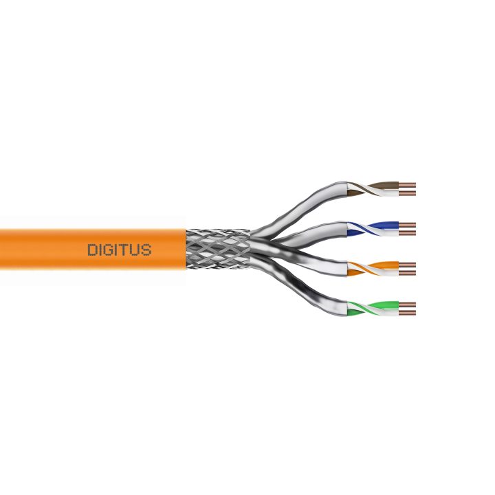 Digitus DK-1743-VH-1 Orange Cat7 S/FTP (S-STP) Network Cable