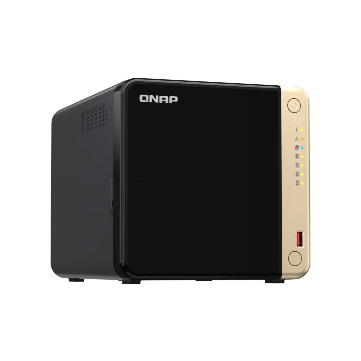QNAP TS-464 NAS Tower Intel® Celeron® N5095 8 GB DDR4 0 TB QNAP QTS…