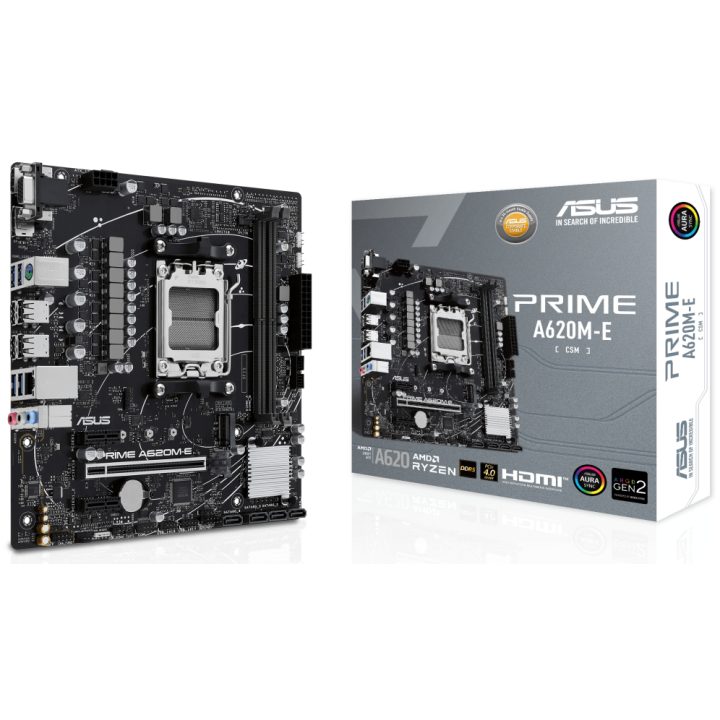 ASUS PRIME A620M-E-CSM AMD A620 AM5 Socket micro ATX