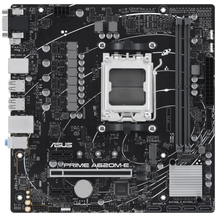 ASUS PRIME A620M-E-CSM AMD A620 Zócalo AM5 micro ATX