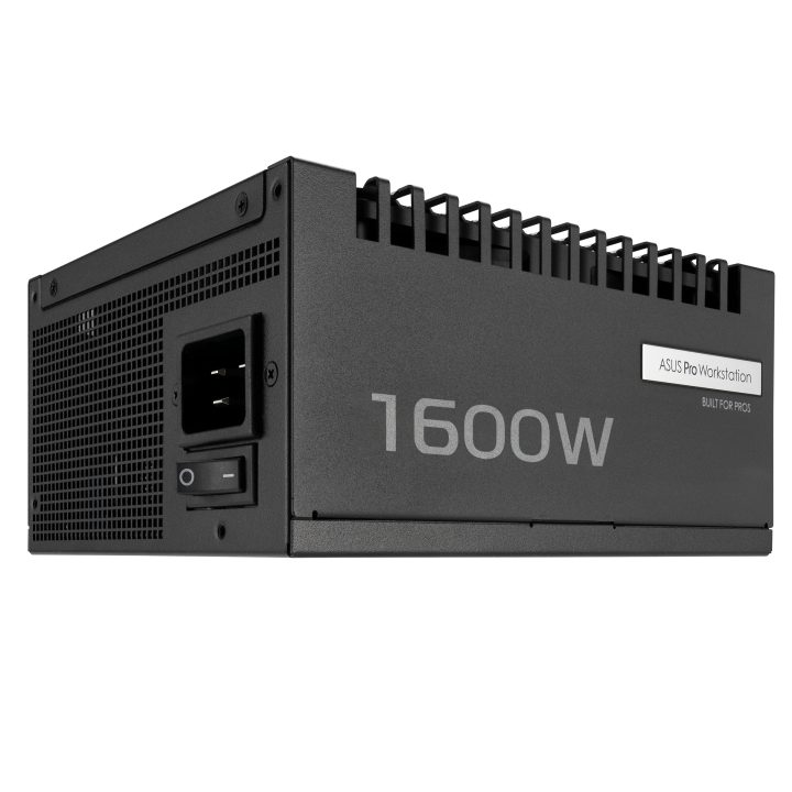 ASUS Pro WS 1600W Platinum Power Supply Unit 20+4 pin ATX ATX Black