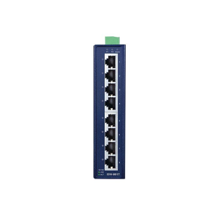 PLANET ISW-801T Unmanaged L2 Fast Ethernet (10/100) Switch Blue