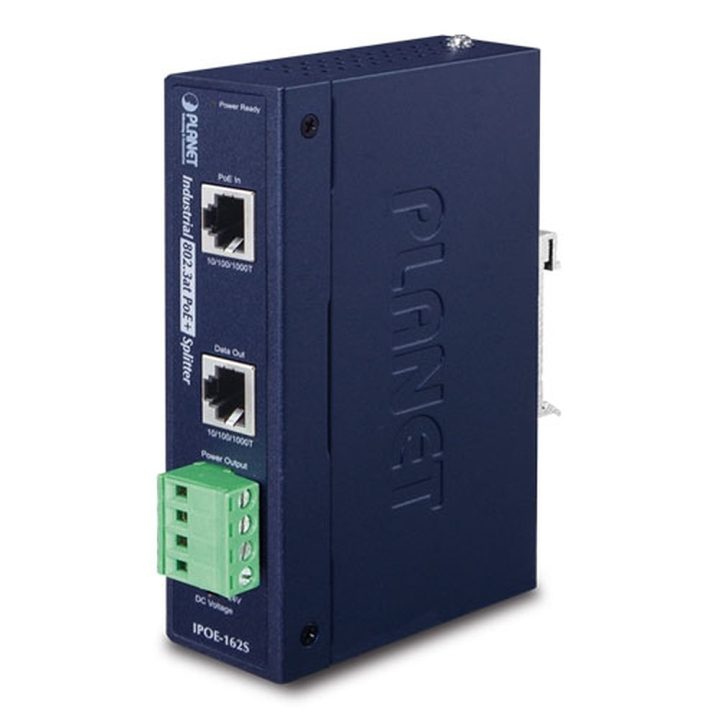 PLANET IPOE-162S divisor de rede Azul Energia sobre Ethernet (PoE)