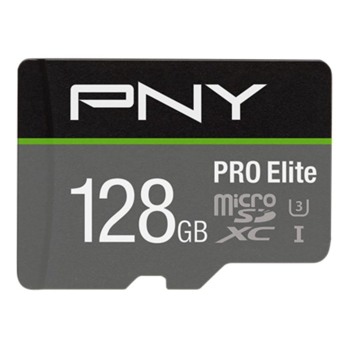 PNY Pro Elite 128GB Class 10 UHS-I U3 Micro SDXC Memory Card…
