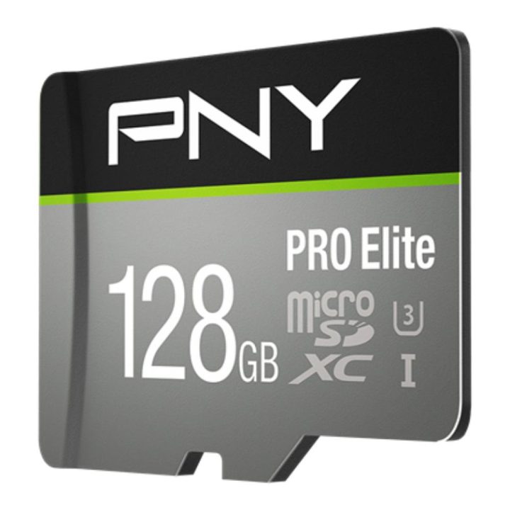 PNY Pro Elite 128GB Class 10 UHS-I U3 Micro SDXC Memory Card…