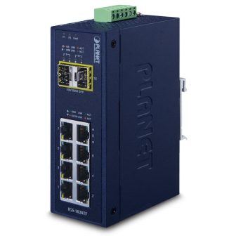 PLANET IGS-1020TF Unmanaged Gigabit Ethernet (10/100/1000) Switch Blue