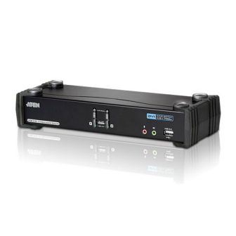 ATEN Dual Link DVI/Audio (7.1 Channels) 2-Port USB KVMP™ Switch