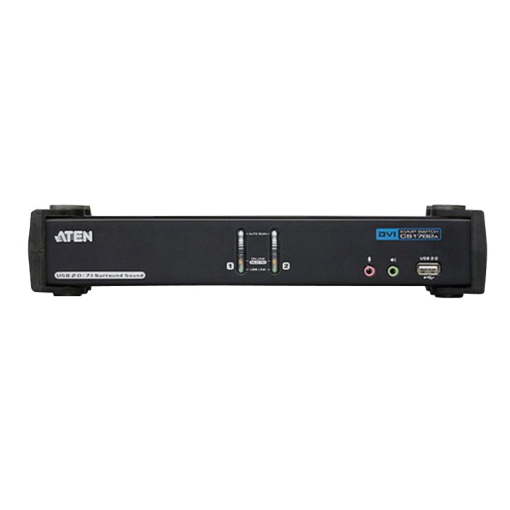 ATEN Dual Link DVI/Audio (7.1 Channels) 2-Port USB KVMP™ Switch