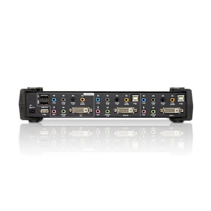 ATEN Dual Link DVI/Audio (7.1 Channels) 2-Port USB KVMP™ Switch
