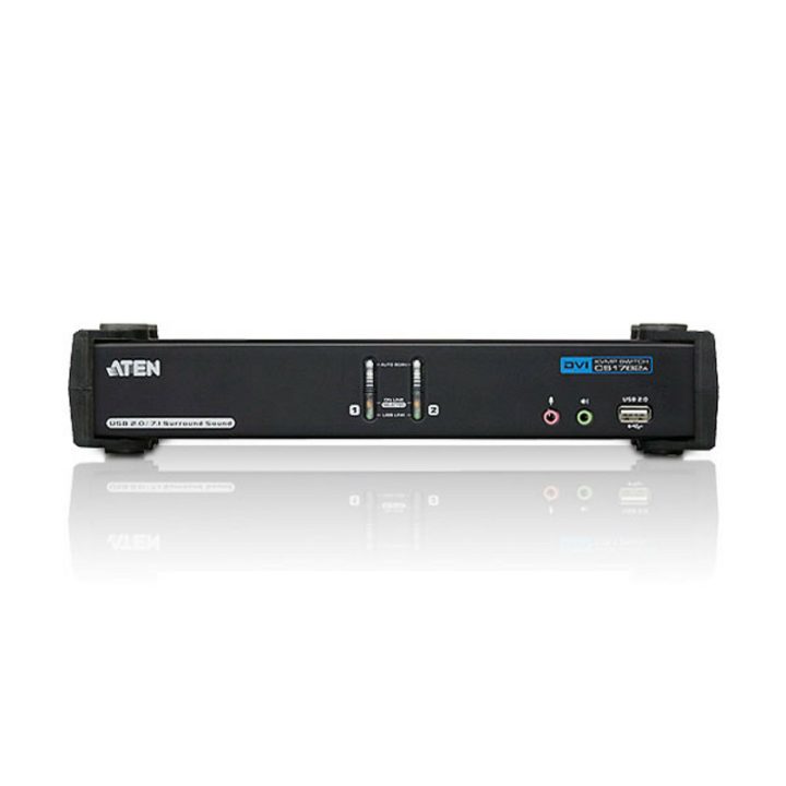 ATEN Dual Link DVI/Audio (7.1 Channels) 2-Port USB KVMP™ Switch