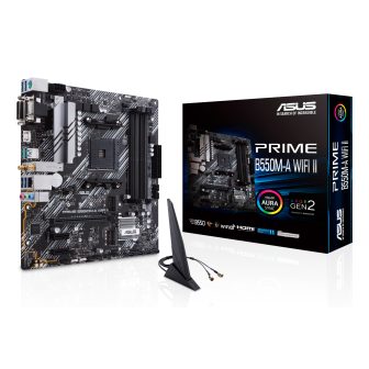 ASUS PRIME B550M-A WIFI II AMD B550 Zócalo AM4 micro ATX