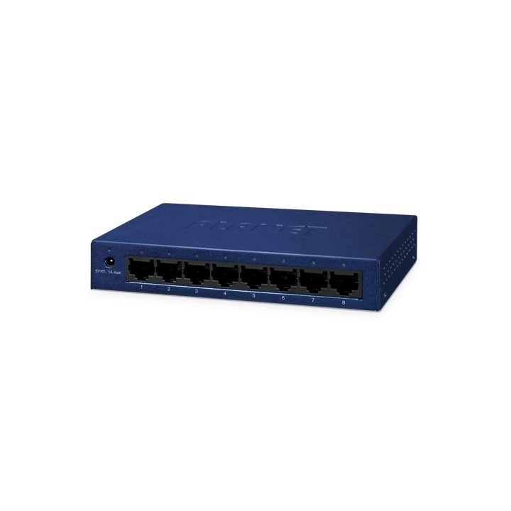 PLANET GSD-803 Gigabit Ethernet (10/100/1000) Switch Blue