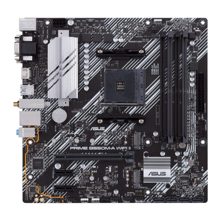 ASUS PRIME B550M-A WIFI II AMD B550 AM4 Socket Micro ATX