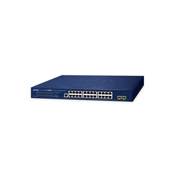 PLANET GS-4210-24P2S switch Gestionado L2/L4 Gigabit Ethernet…