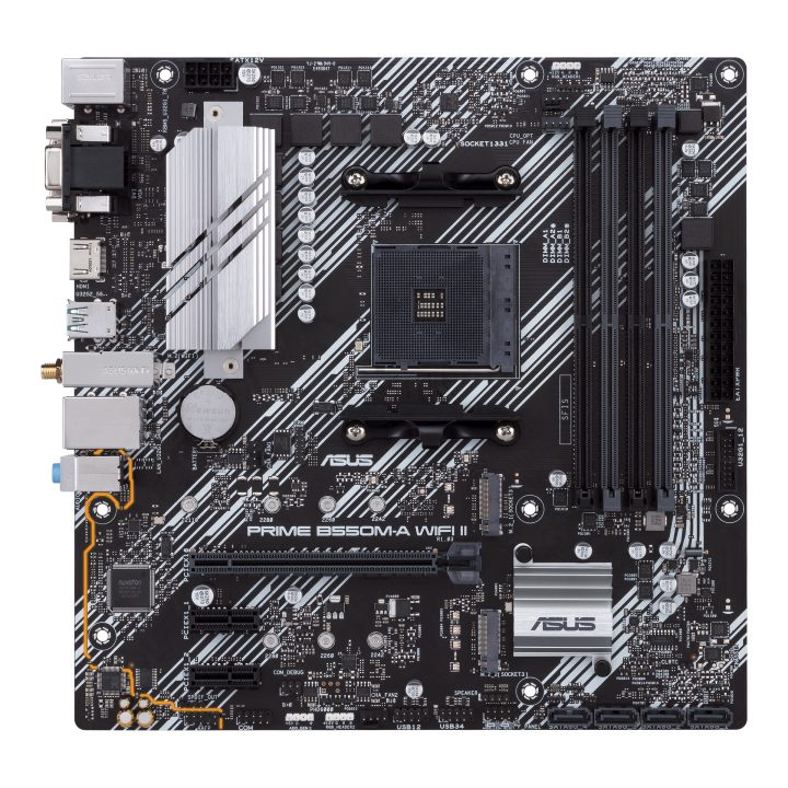 ASUS PRIME B550M-A WIFI II AMD B550 AM4 Socket Micro ATX