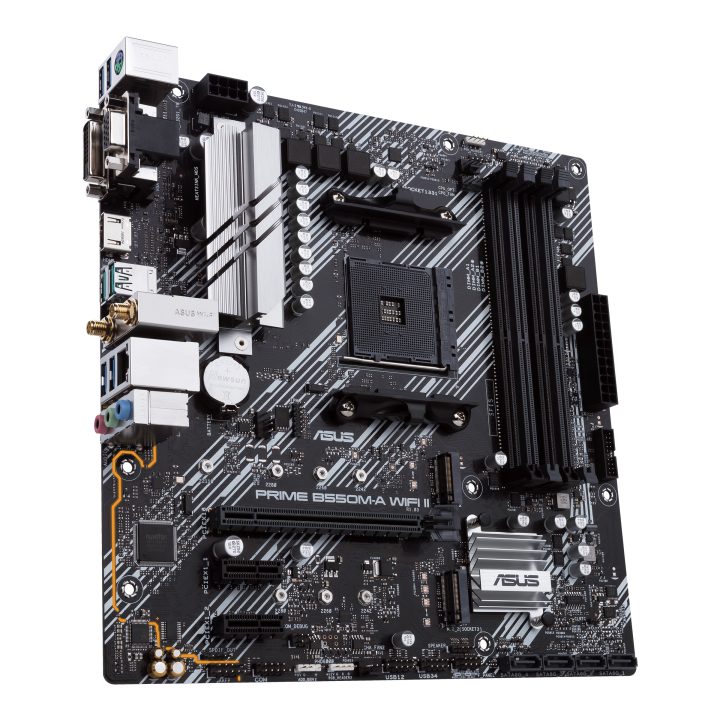 ASUS PRIME B550M-A WIFI II AMD B550 AM4 Socket Micro ATX