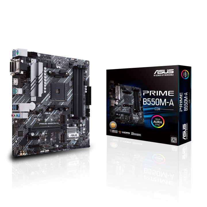 ASUS Prime B550M-A/CSM AMD B550 AM4 Socket micro ATX