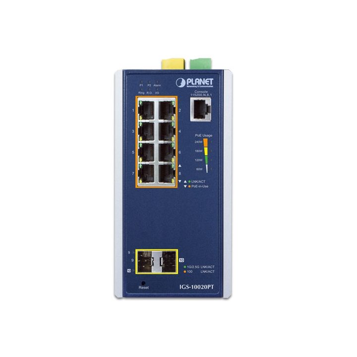 PLANET IGS-10020PT switch Gerido L3 Gigabit Ethernet (10/100/1000)…