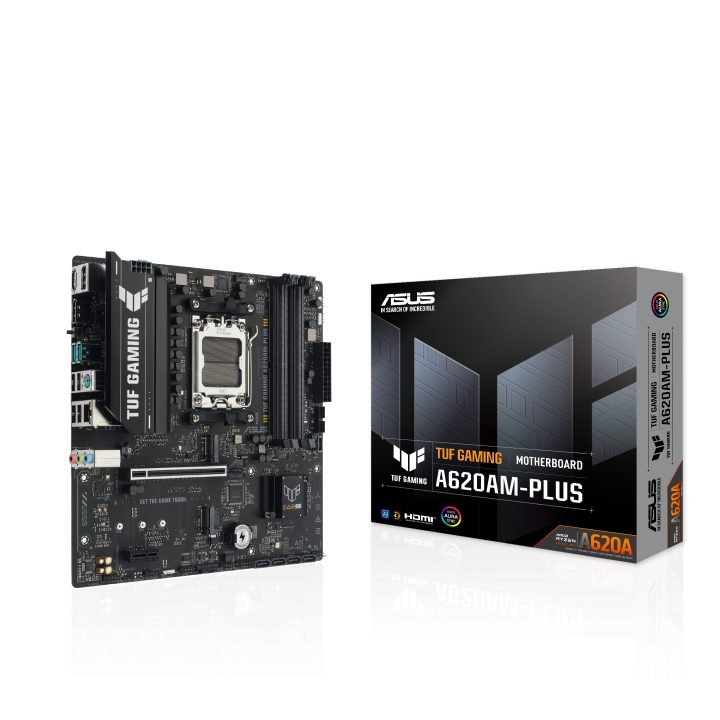 ASUS TUF GAMING A620AM-PLUS AMD A620A AM5 Socket Micro ATX