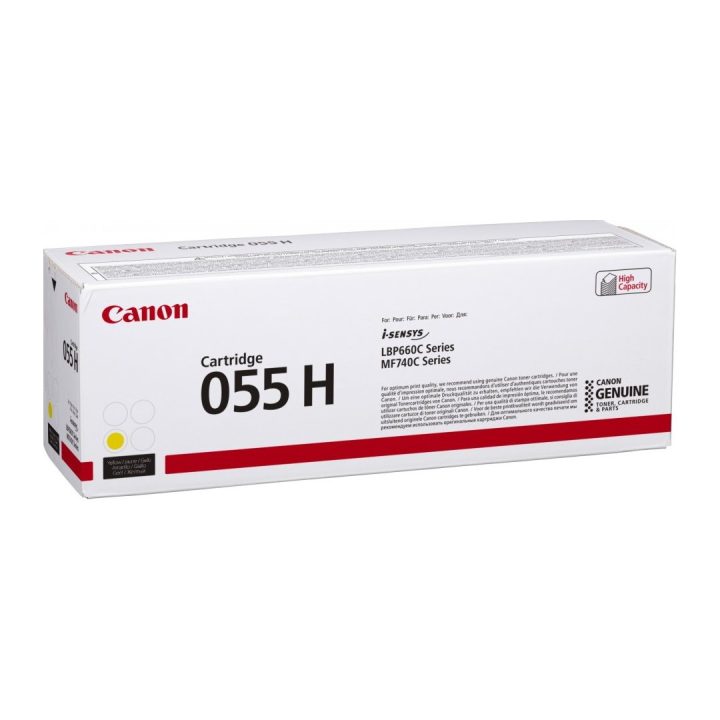 Canon 055H Toner Cartridge 1 piece(s) Original Yellow
