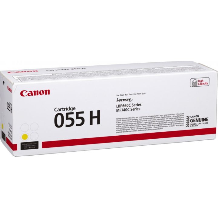 Canon 055H Toner Cartridge 1 piece(s) Original Yellow
