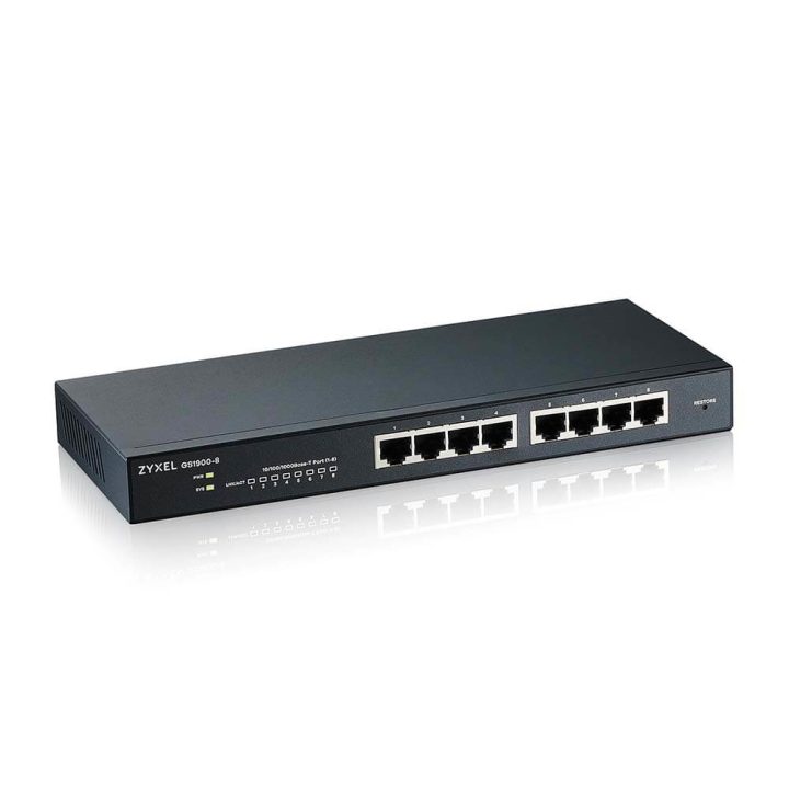 Zyxel GS1900-8 Gerido L2 Gigabit Ethernet (10/100/1000) Preto