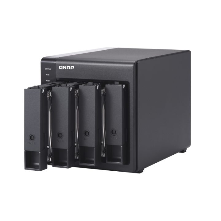 QNAP TR-004 External Hard Drive Enclosure Hard Drive/SSD Enclosure…