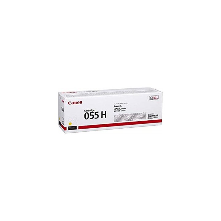 Canon 055H Toner Cartridge 1 piece(s) Original Yellow