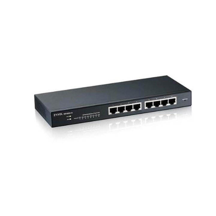 Zyxel GS1900-8 Managed L2 Gigabit Ethernet (10/100/1000) Black