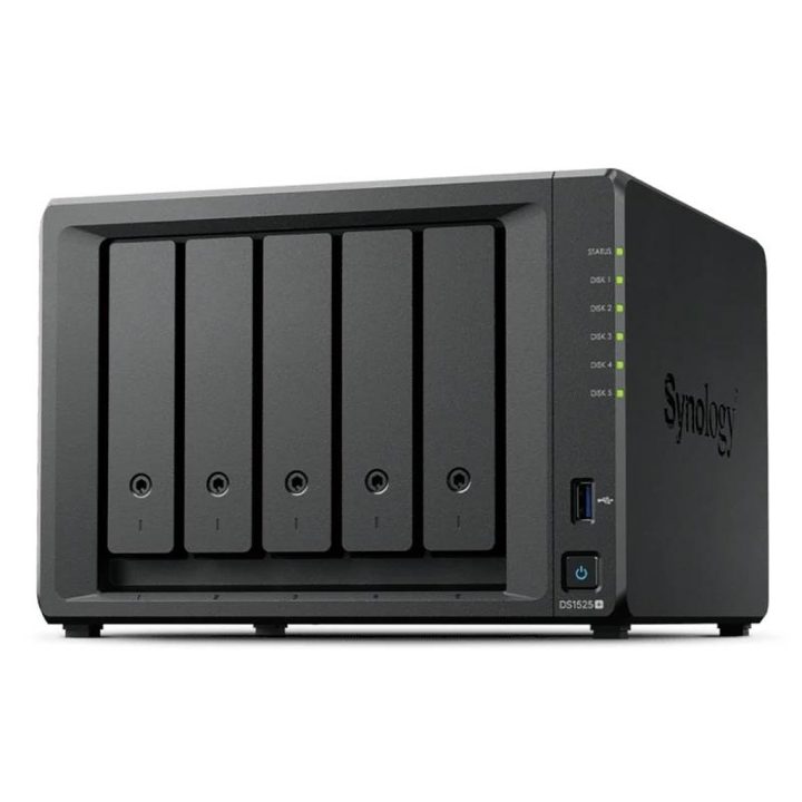 Synology DiskStation DS1525+ NAS Storage Server Ryzen Embedded V1500B…