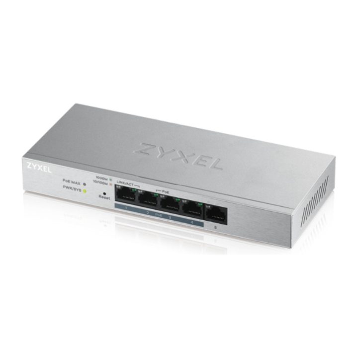 Zyxel GS1200-5HP v2 Managed Gigabit Ethernet (10/100/1000) Power over…