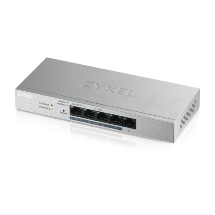 Zyxel GS1200-5HP v2 Managed Gigabit Ethernet (10/100/1000) Power over…