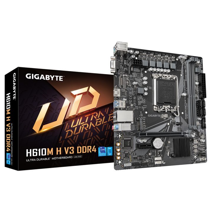 GIGABYTE H610M H V3 DDR4 Motherboard - Compatível com processadores…