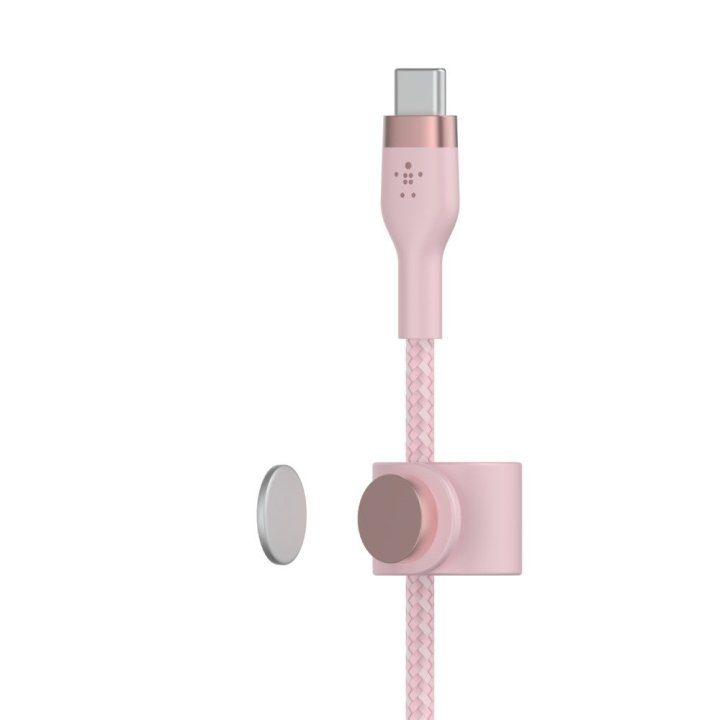 Cable USB-C a Lightning Belkin 1m-macho-macho-rosa (CAA011DS1MPK)