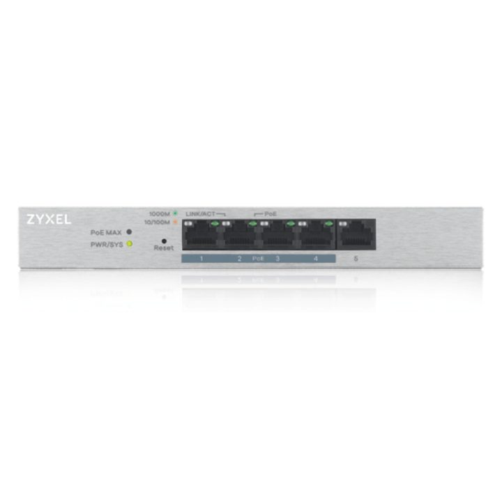 Zyxel GS1200-5HP v2 Gerido Gigabit Ethernet (10/100/1000) Energia…